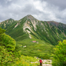 鷲羽岳と三俣山荘