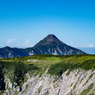 双六岳から見た笠ヶ岳