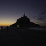 モンサンミッシェルの夕暮れ
