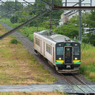 雨の函館本線