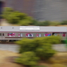 東武70090系模型流し撮り
