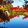 長府庭園の紅葉　②