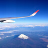 翼と富士山