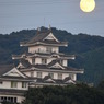 湯浅城と月
