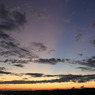 岡山市街の夕焼け雲２