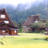 朝霧の白川郷