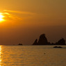 大田子の夕日