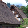 合掌造りの屋根