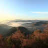 紅葉と雲海①