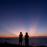 「佐和田の浜の夕景」　2011伊良部島
