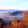 晩秋の山景色