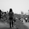 #19　A girl's back