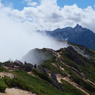 北アルプスの山々