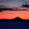 富士の夕景！