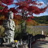 千手観音と紅葉