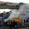 備前岡山京橋朝市で