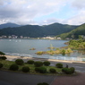 河口湖　ホテル室内より