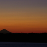 印旛沼・夕景　- 富士山＋α -