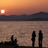 宍道湖の夕日