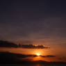 びわ湖の夕景