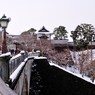 雪の石川門