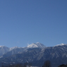 雪煙が見えた。