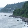 根府川の海岸線