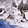 厳冬五箇山　雪のち晴れ♪