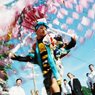 ほろ祭り　六方を踏む少年