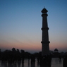 Minaret in the sunset