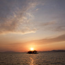 2012.04.05 宍道湖の夕陽1