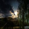 善福寺公園、昨日の夕焼け