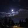 アパートからの夜空