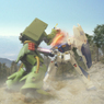 ザクⅡ  FZとガンダムNT1 "アレックス"