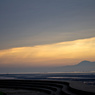 夕焼けを撮る　ひと