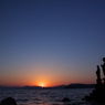 宍道湖　夕景