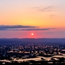 絶景　砺波平野 散居村夕景Ⅱ