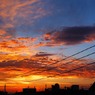 下北沢で見た夕暮れ