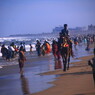インドの海水浴