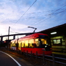 万葉線の越ノ潟駅
