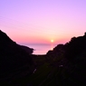 夕焼けの棚田