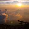 Entrance at top of Fuji