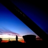 夕影。