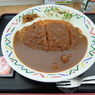 国見ＳＡのカツカレー