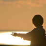 オホーツクの夕日リュックサック