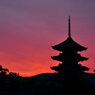 夜明けの東寺