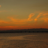常滑　夕日