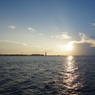 セントレアに沈む夕日
