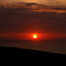 紅の夕日