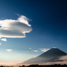 吊るし雲と富士山